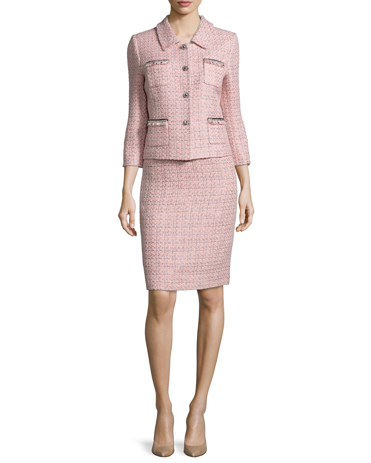 Pink Skirt Suit 112