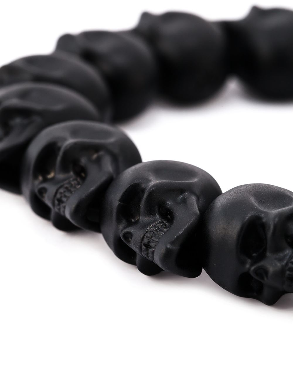 Lyst Alexander Mcqueen Skull Bead Bracelet In Black For Men Gallery