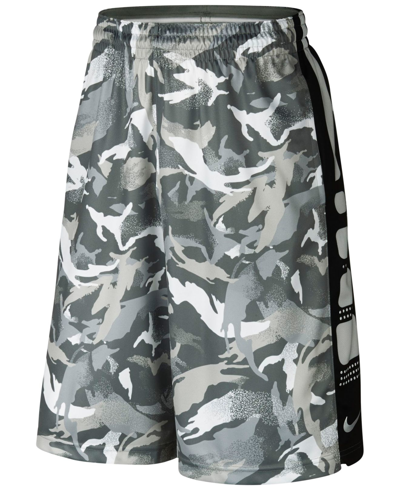 Nike Men's Elite Striped Camo Dri-fit Basketball Shorts in Gray for Men ...