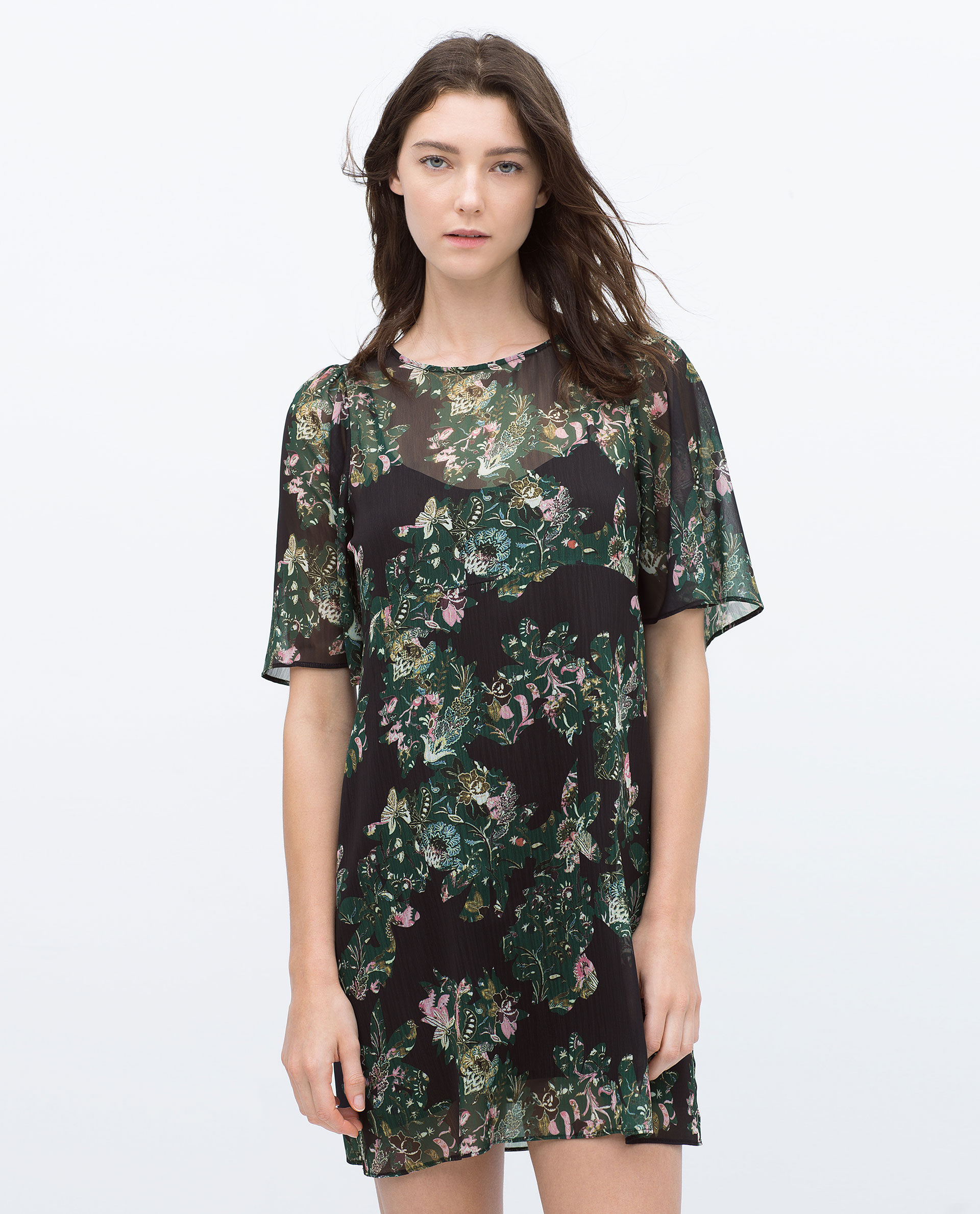 Floral Print Zara Floral Sequin Dress Zara Dresses Nwt Zara Floral