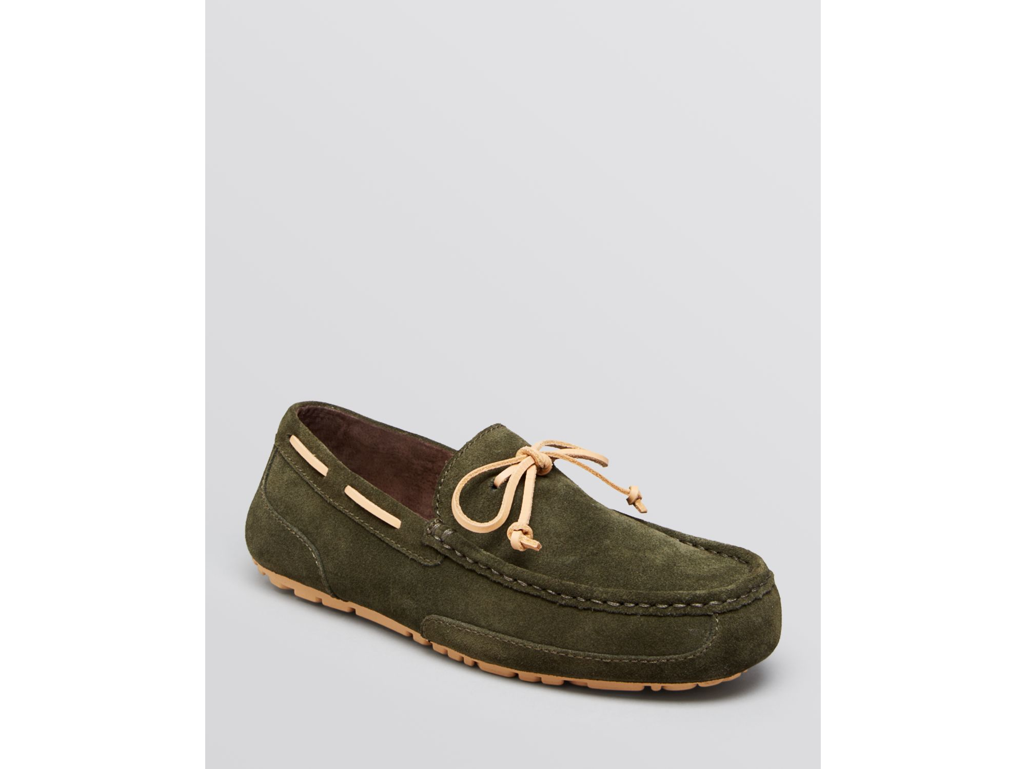 Ugg UggÂ® Australia Chester Suede Slippers in Green for Men | Lyst