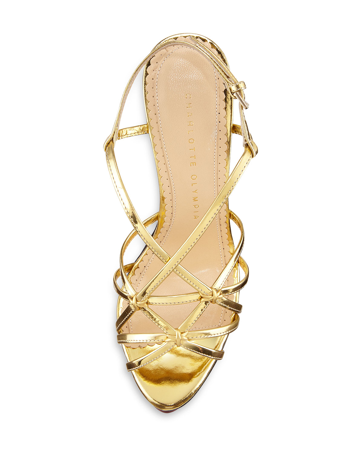 Charlotte Olympia Elizabeth  Jewel Print Wedge  Sandals  Lyst