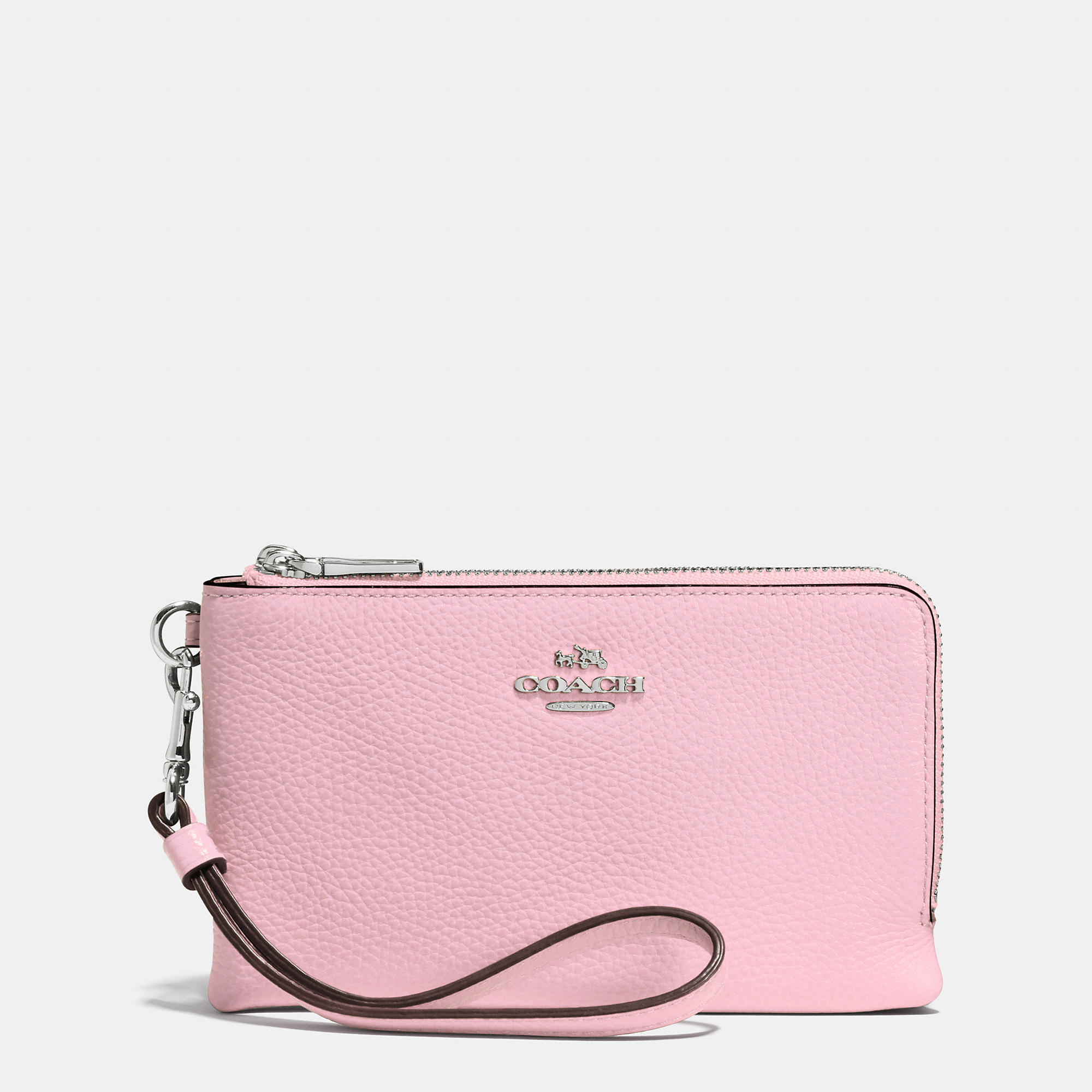 coach wristlet zip