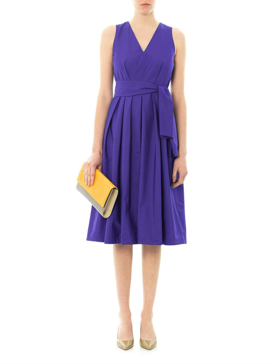 lyst max mara letizia dress in blue lyst max mara letizia dress in blue