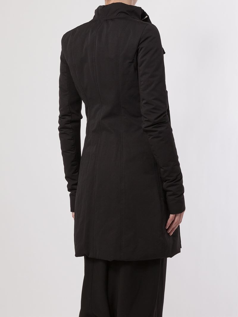 Lyst Rick Owens Feather Down Coat in Black