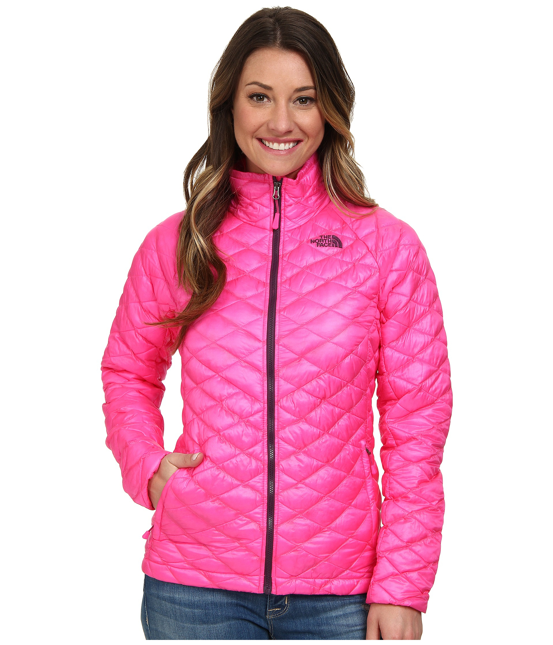 Lyst - The North Face Thermoball™ Full Zip Jacket in Pink