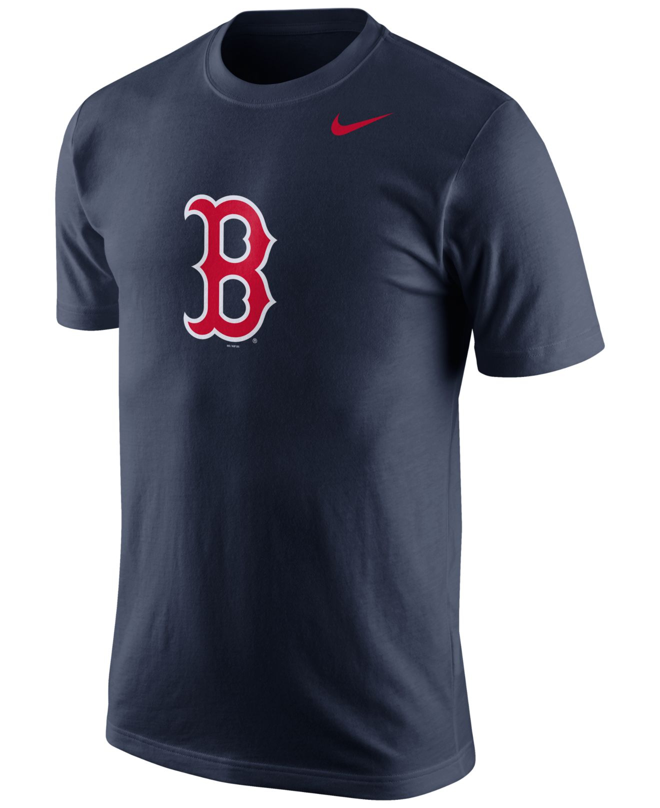 Nike Men's Boston Red Sox Logo T-shirt in Blue for Men | Lyst