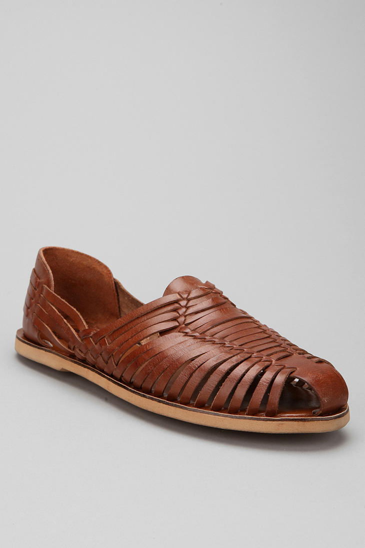 Urban Outfitters Huarache Leather Sandals in Brown for Men (TAN ...