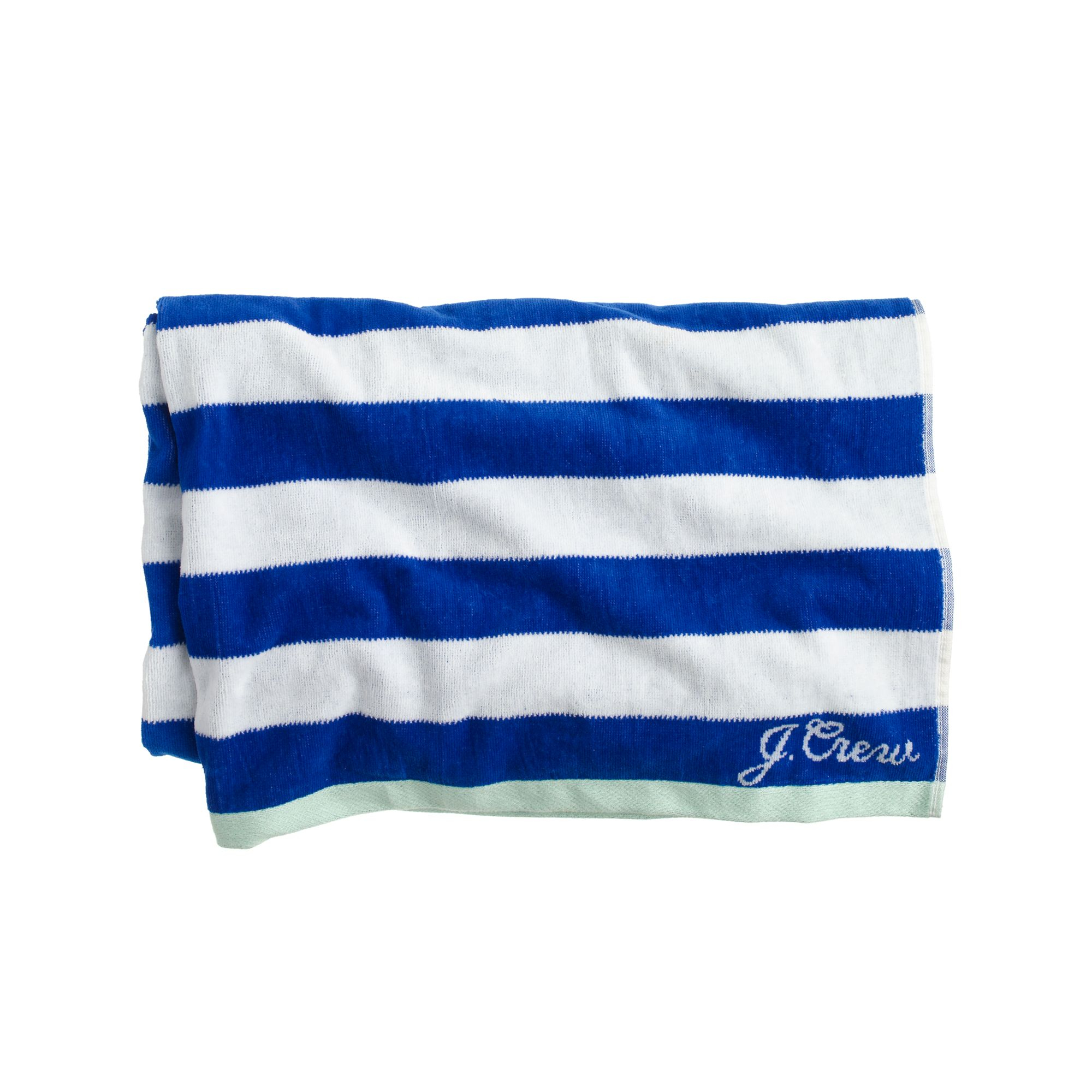 J.crew Beach Towel in Blue | Lyst