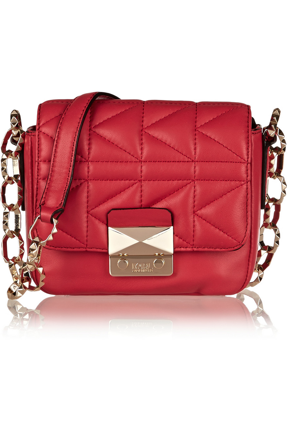 karl lagerfeld red purse