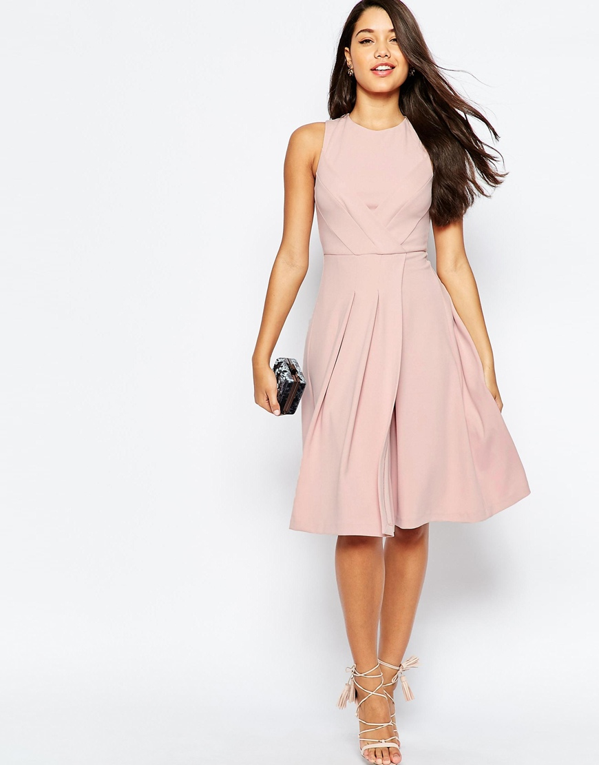 Pink Midi Dress