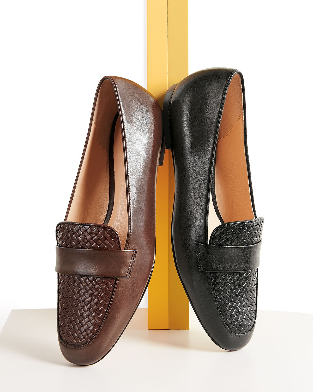 cole haan leather loafers