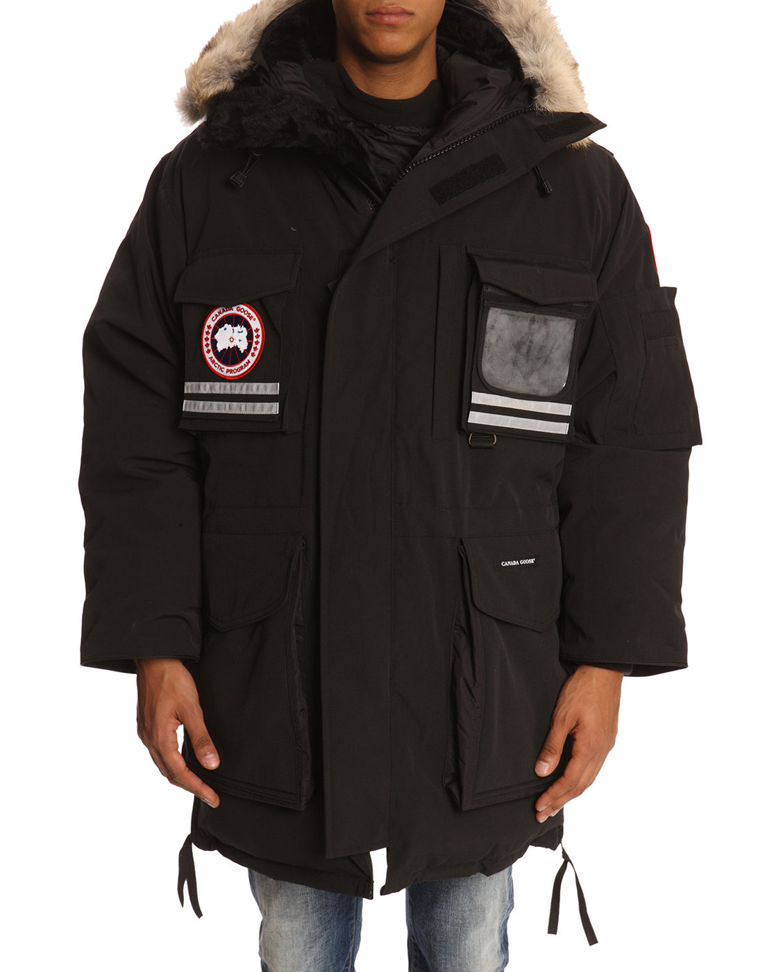 Canada Goose Black Parka Extreme Snow Mantra In Black For Men Lyst