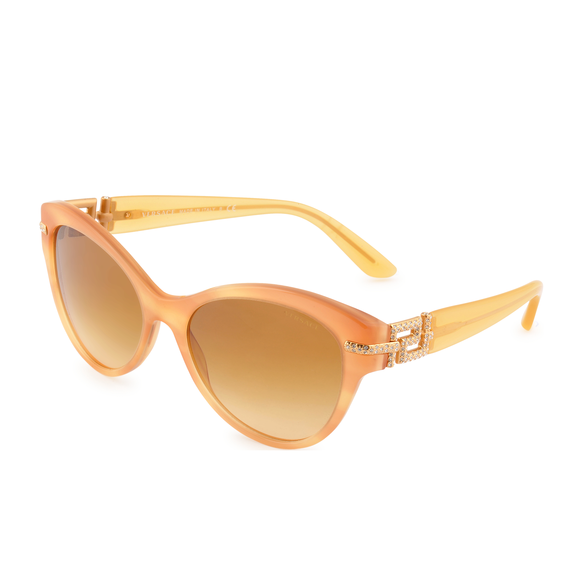 Versace 4283b Bright Crystal Sunglasses in Orange Lyst
