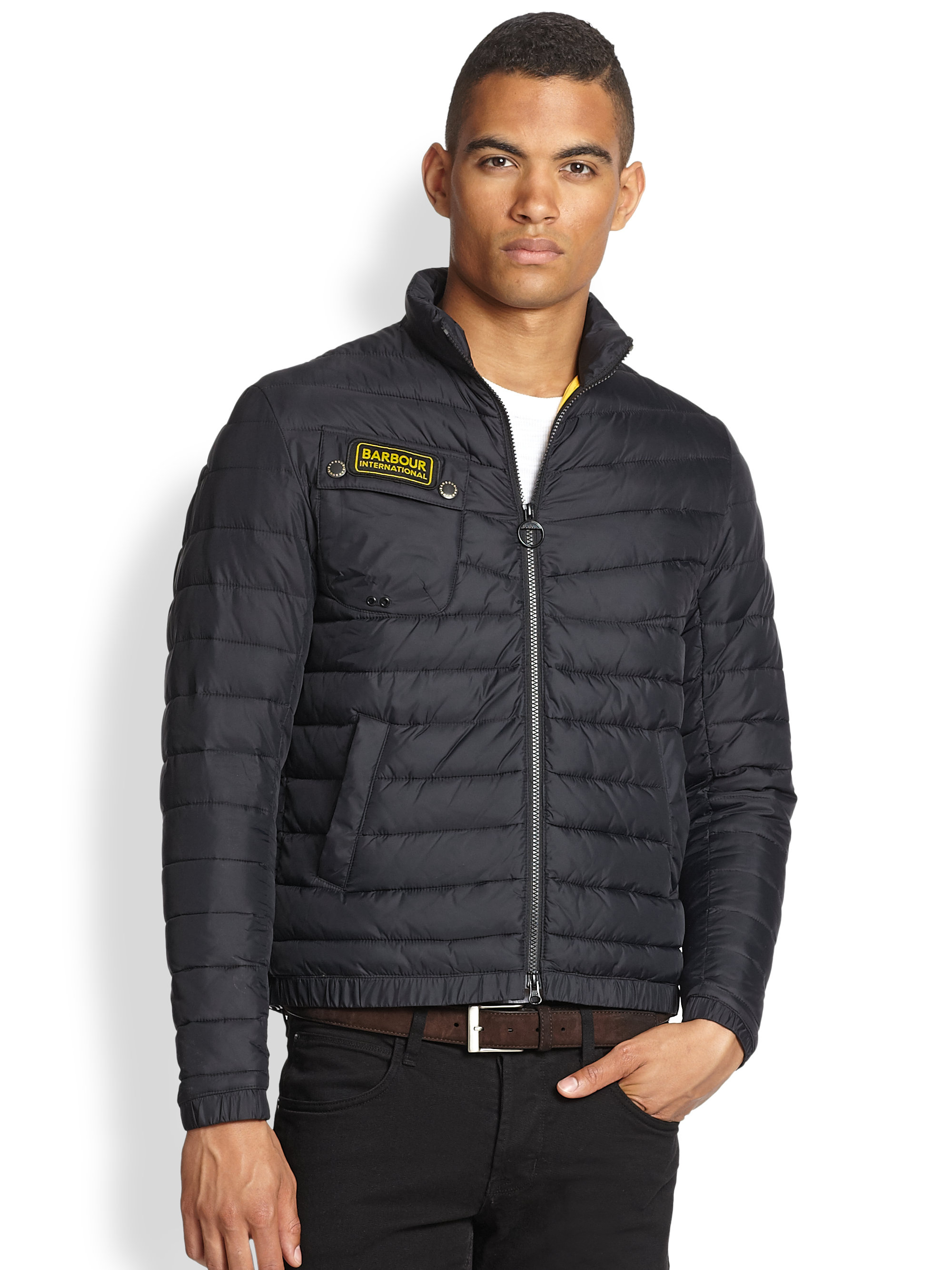 Lyst - Barbour Chain International Puffer Jacket in Black for Men