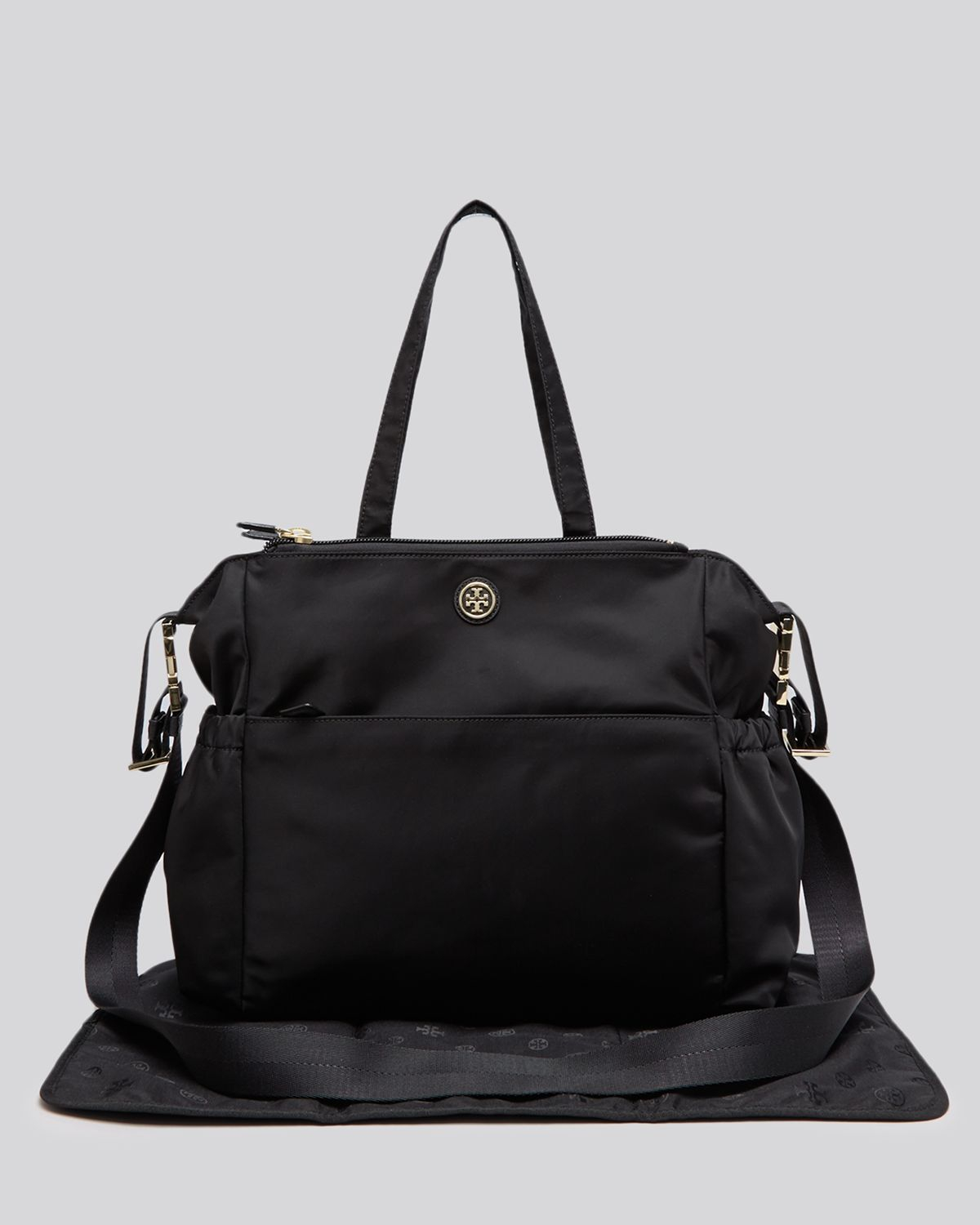 Lyst - Tory Burch Diaper Bag - Travel Nylon in Black
