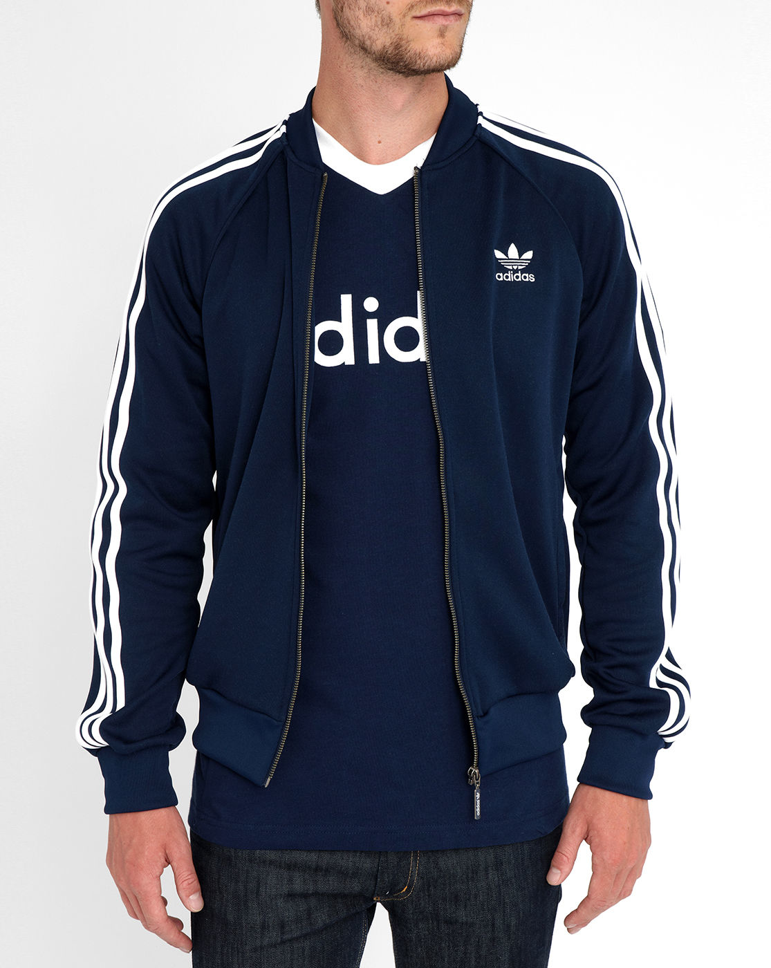 adidas royal blue track jacket