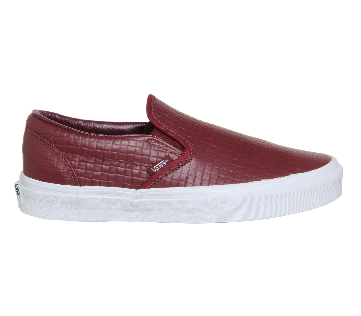 Vans Classic Slip On Shoes in Red for Men (port) | Lyst