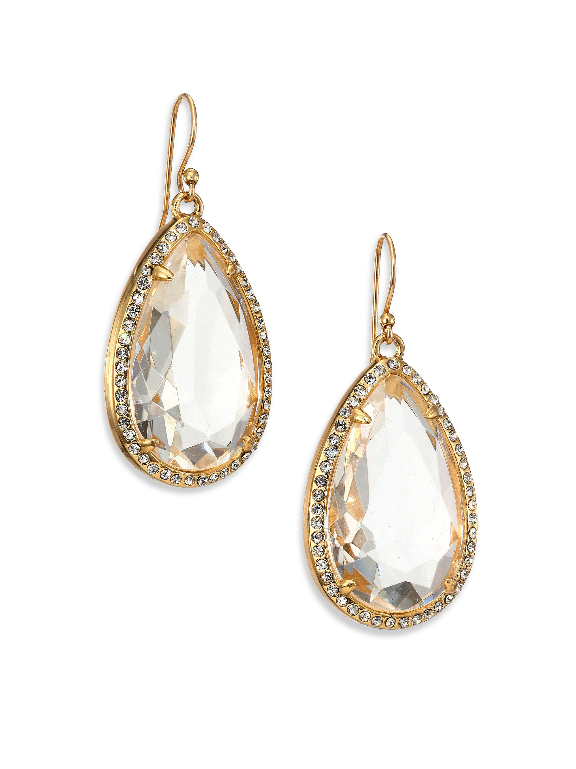Lyst Kate Spade New York Day Tripper Pavé Crystal Teardrop Gallery