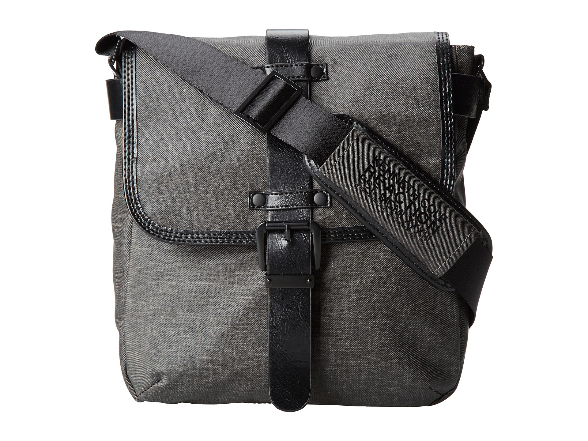 cole reaction 25 Single Gusset Flapover Tablet Bag in Gray for