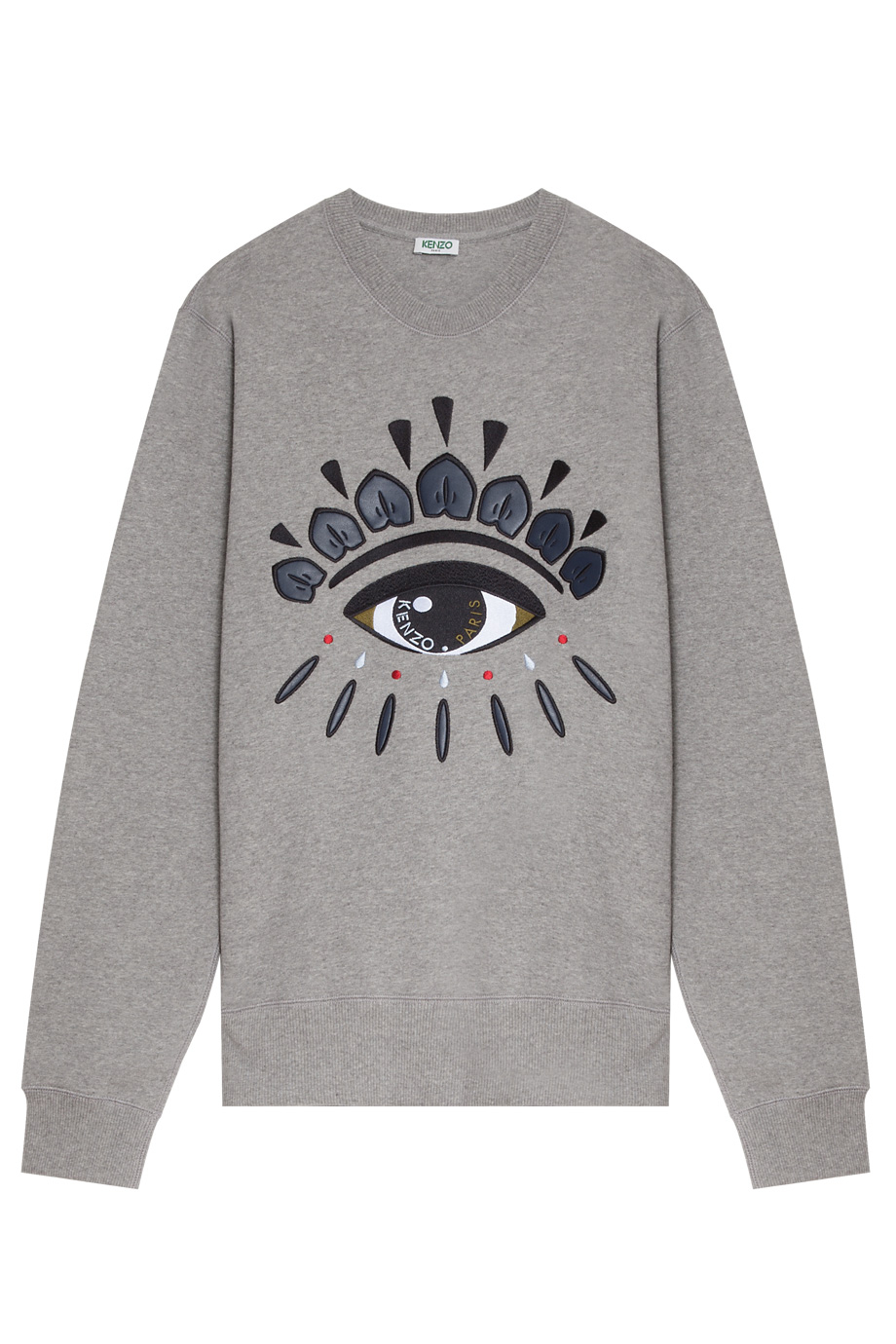 Kenzo Eye Embroidered Sweater in Gray for Men (grey) | Lyst