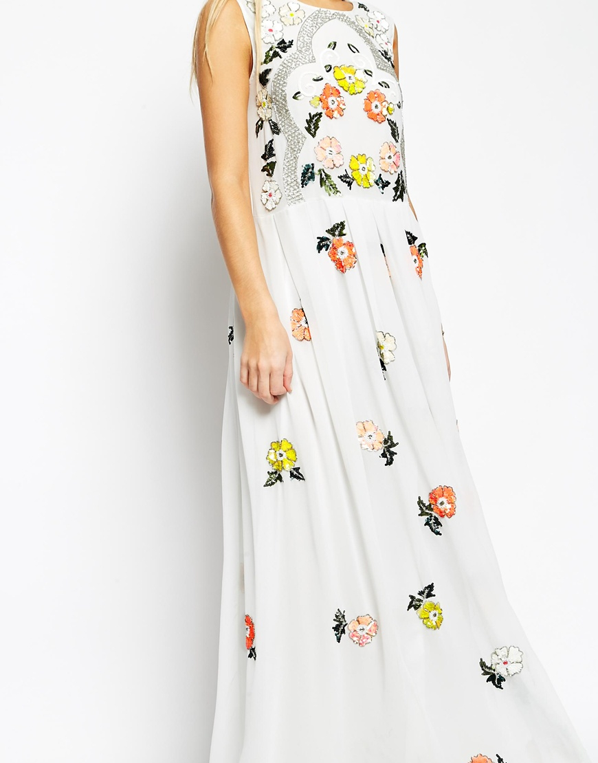 needle and thread white gown