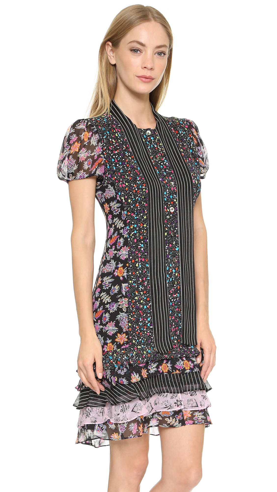 Diane von furstenberg Gypsy Dress - Vintage Gypsy Fleur in Black | Lyst