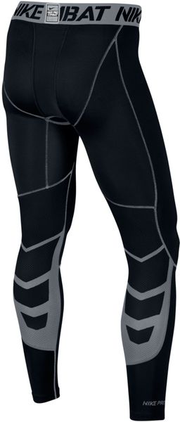 Nike Pro Combat Hypercool Compression Tights In Black For Men Blackcool Grey