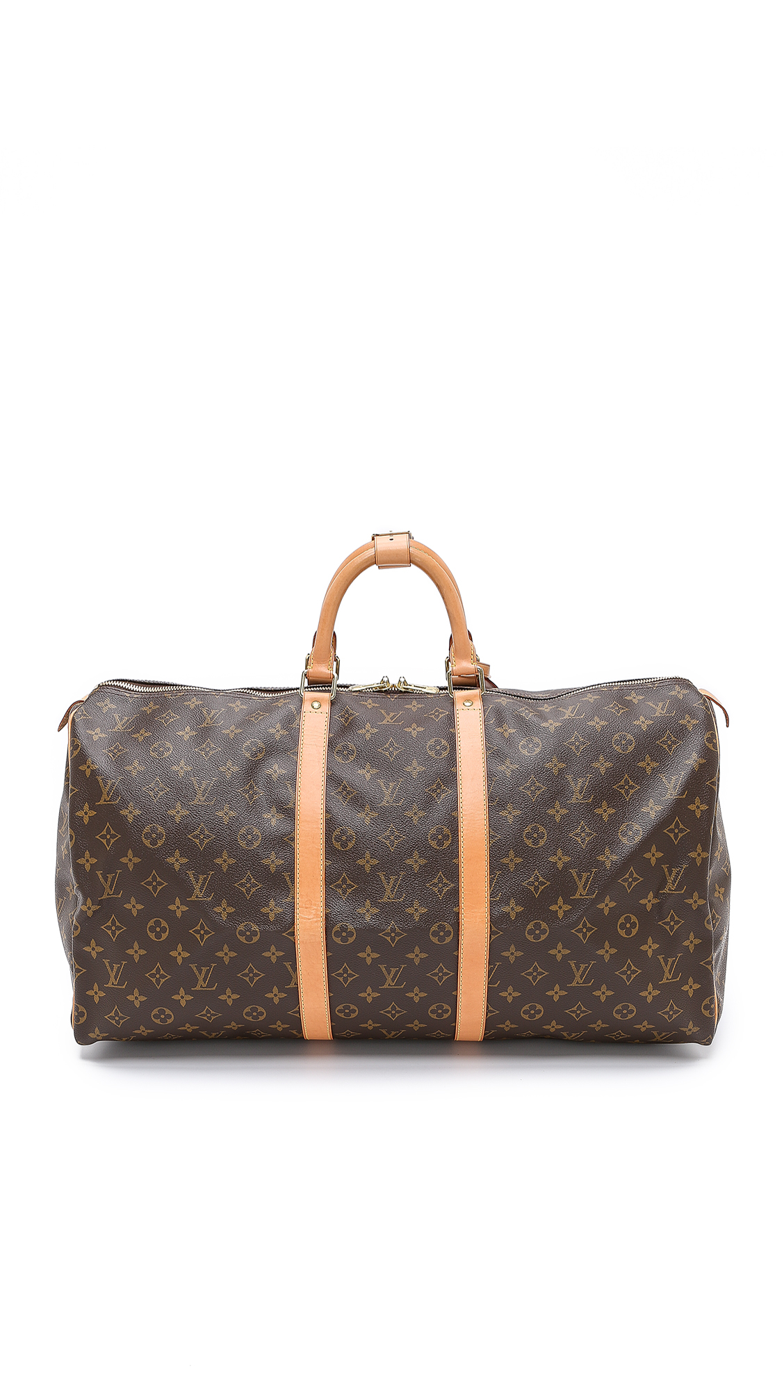 What goes around comes around Vintage Louis Vuitton Monogram Keepall 55 in Brown for Men | Lyst