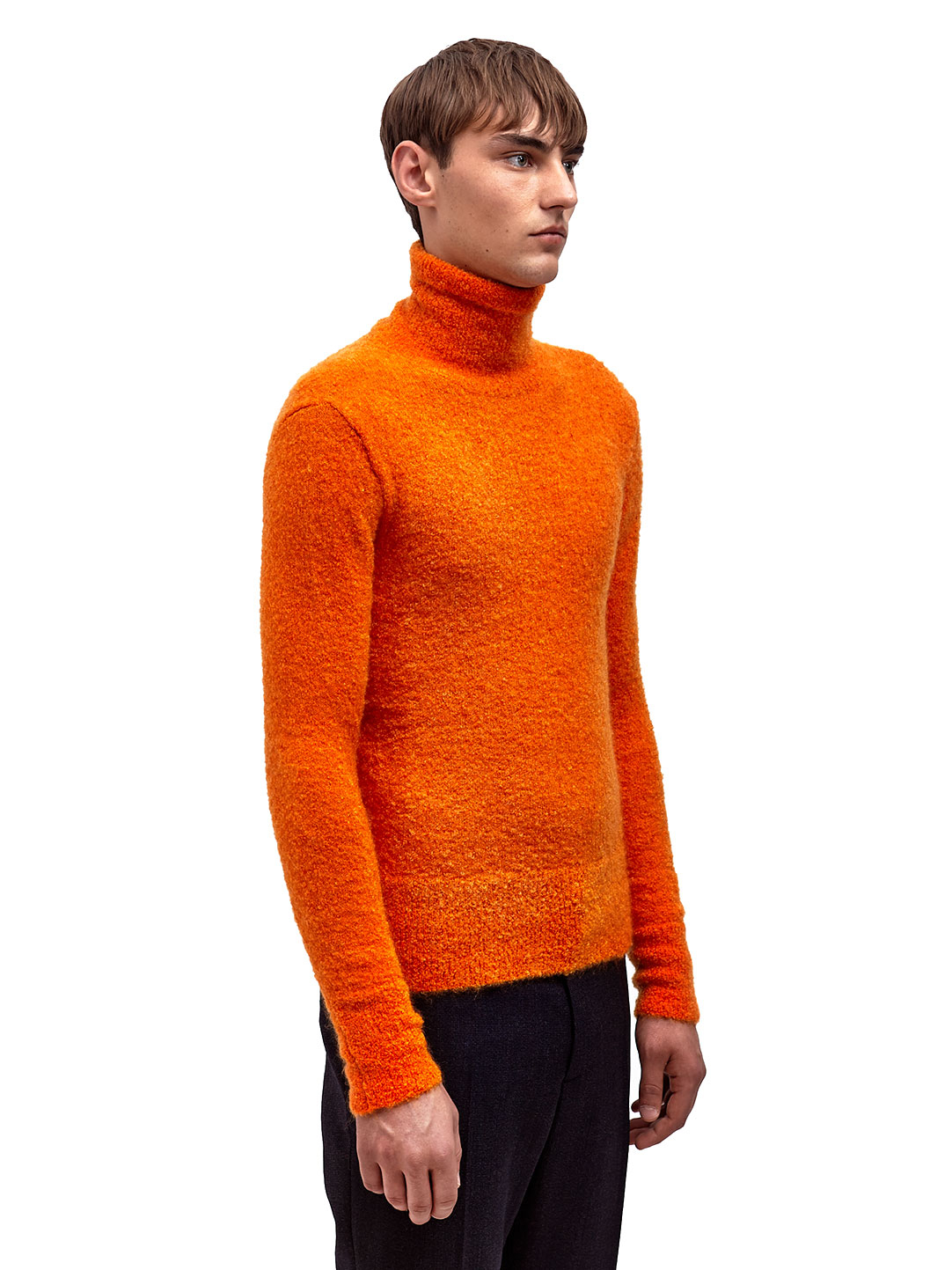 Lyst - Raf simons / Sterling Ruby Mens Knitted Narrow Fit Roll-Neck ...