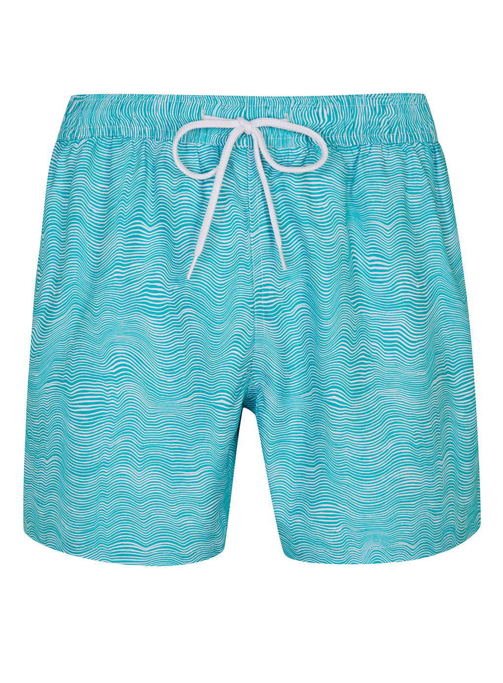 Topman Aqua Warp Wiggle Swim Shorts in Blue for Men | Lyst