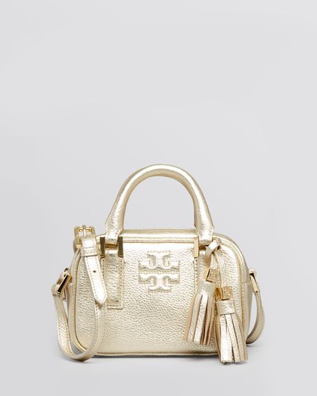 Tory Burch 'Thea' Shoulder Bag in Gold (LIGHT GOLD)
