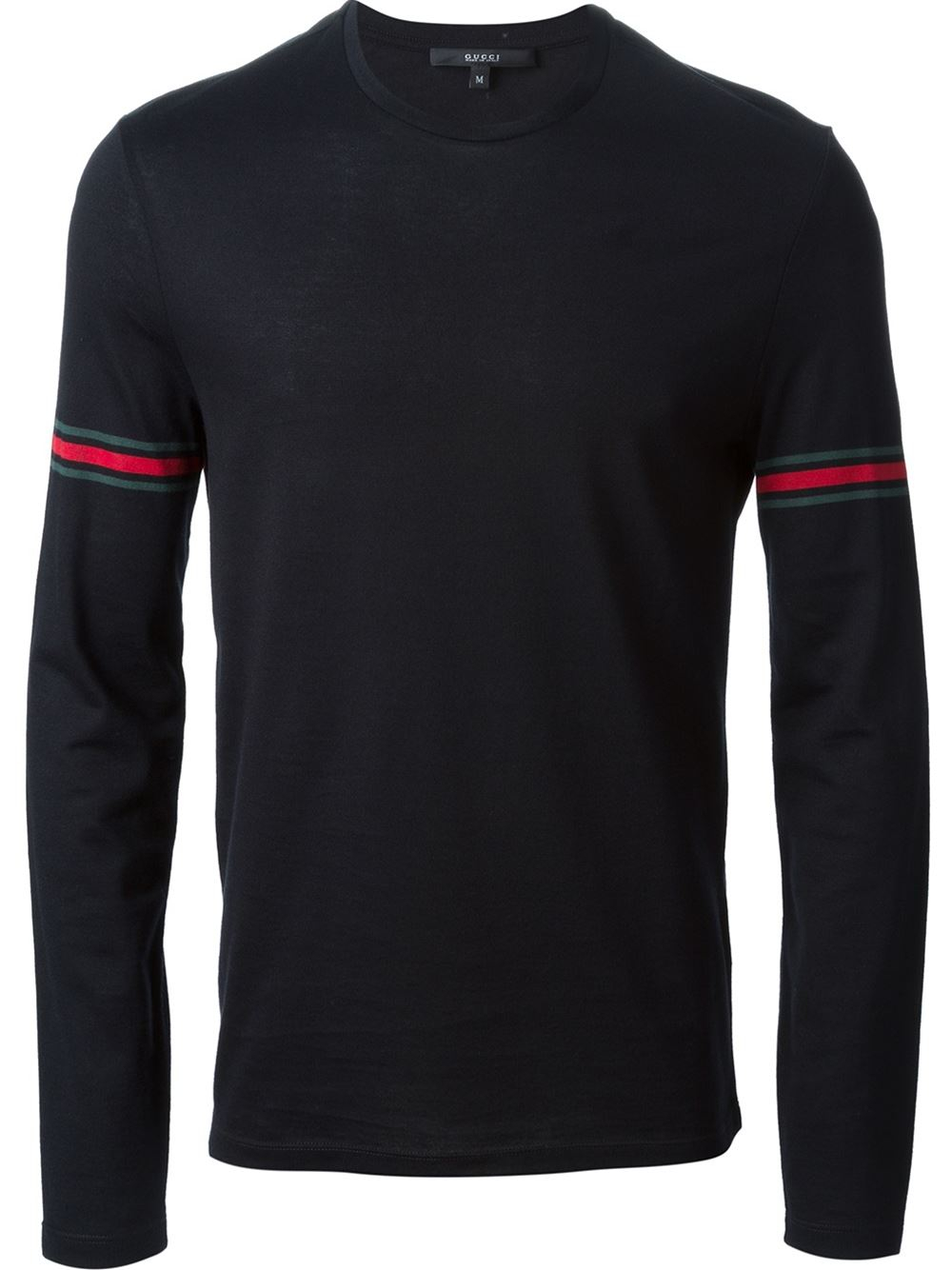 Lyst - Gucci Long Sleeve T-Shirt in Black for Men
