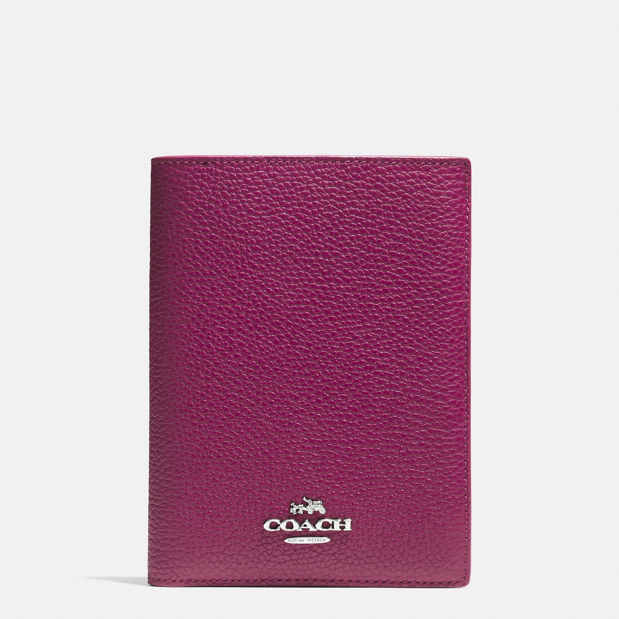 coach women's passport holder