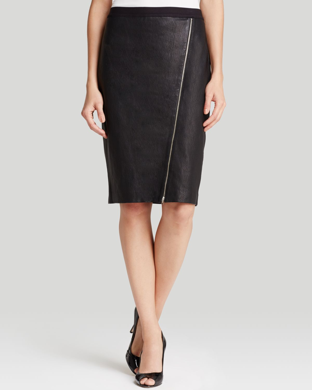 Lyst - Theory Gracey Extension Skirt - Bloomingdale'S Exclusive in Black