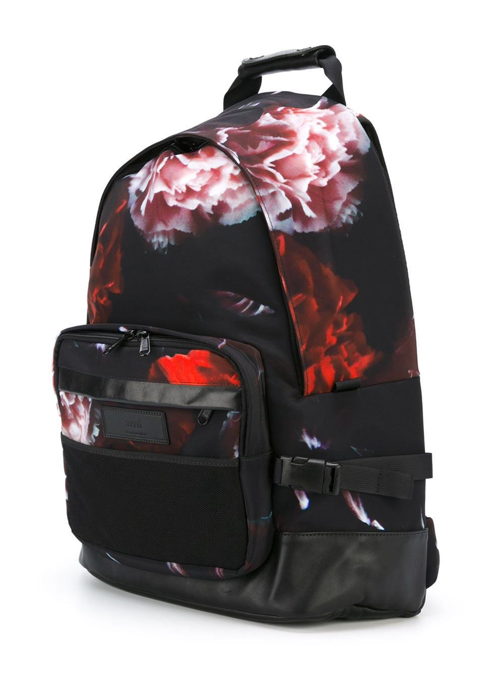 Ami Floral Print Backpack in Black for Men | Lyst