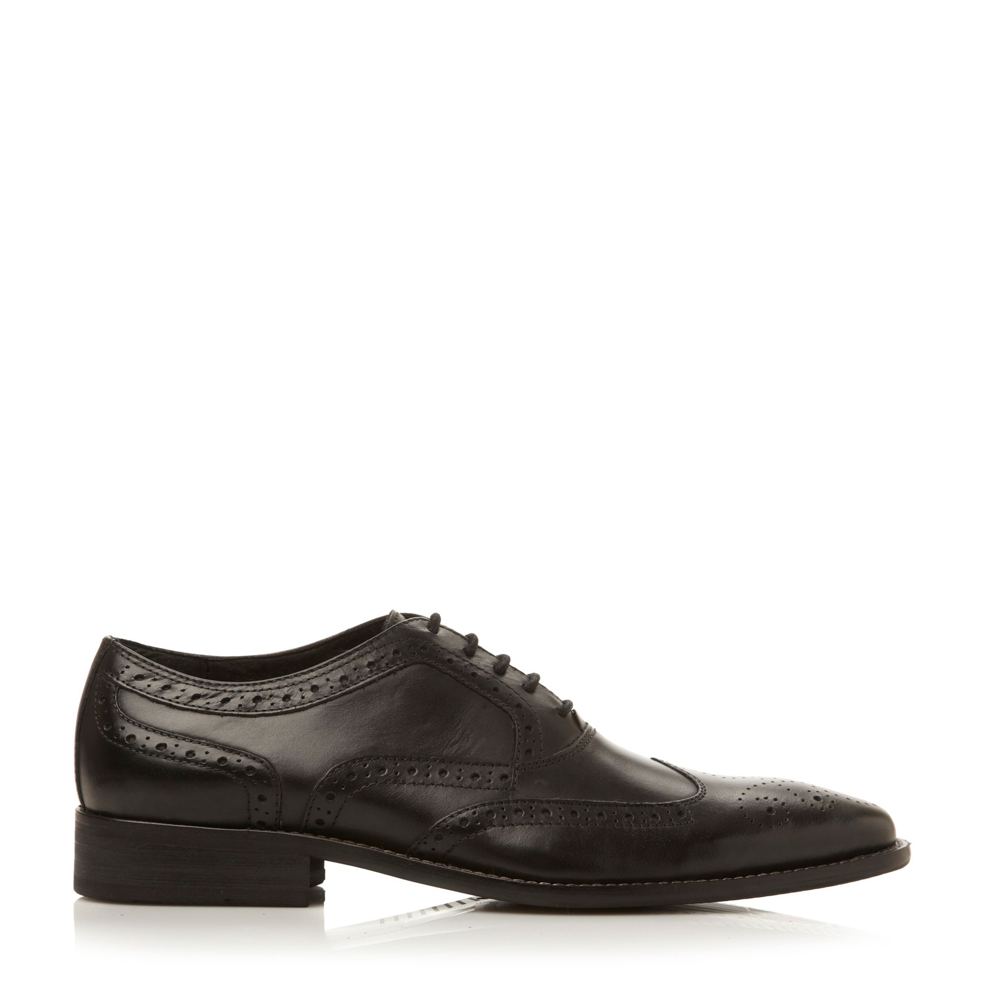 Steve Madden Persitt Wingtip Oxford Lace Up Shoes in Black for Men | Lyst