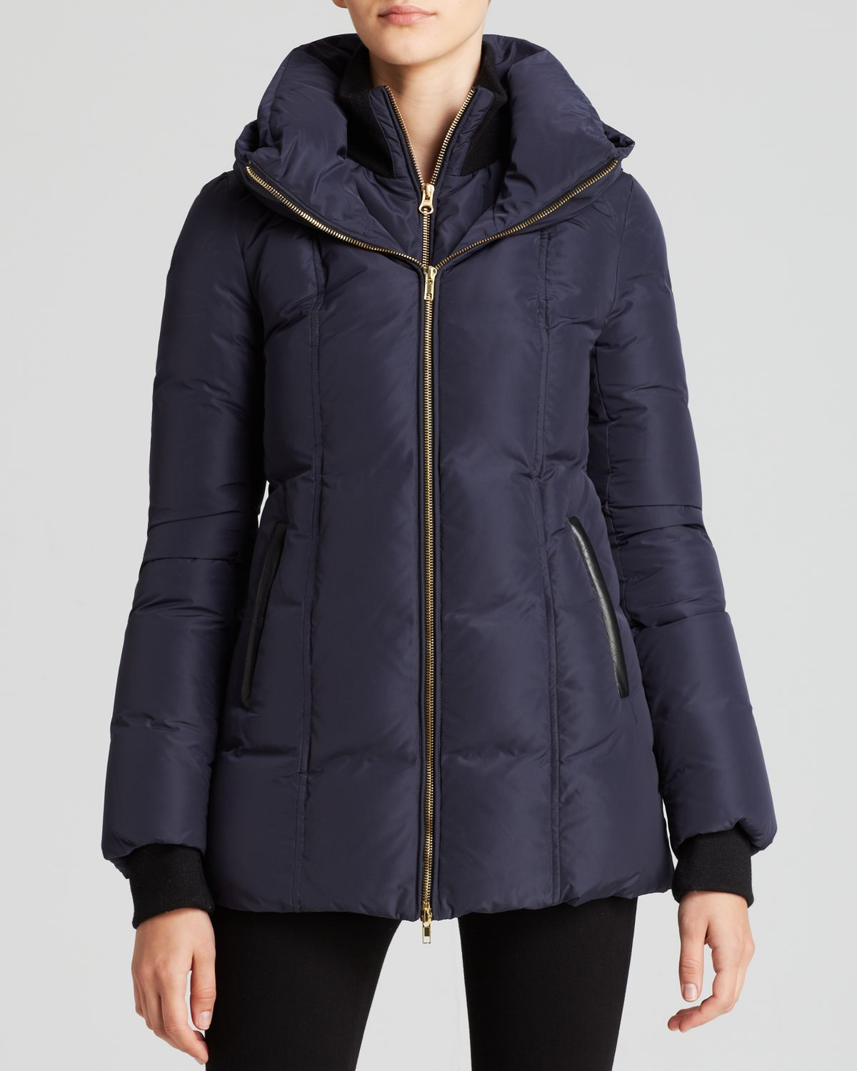 Mackage Coat - Janie Lavish Hooded Down in Blue | Lyst