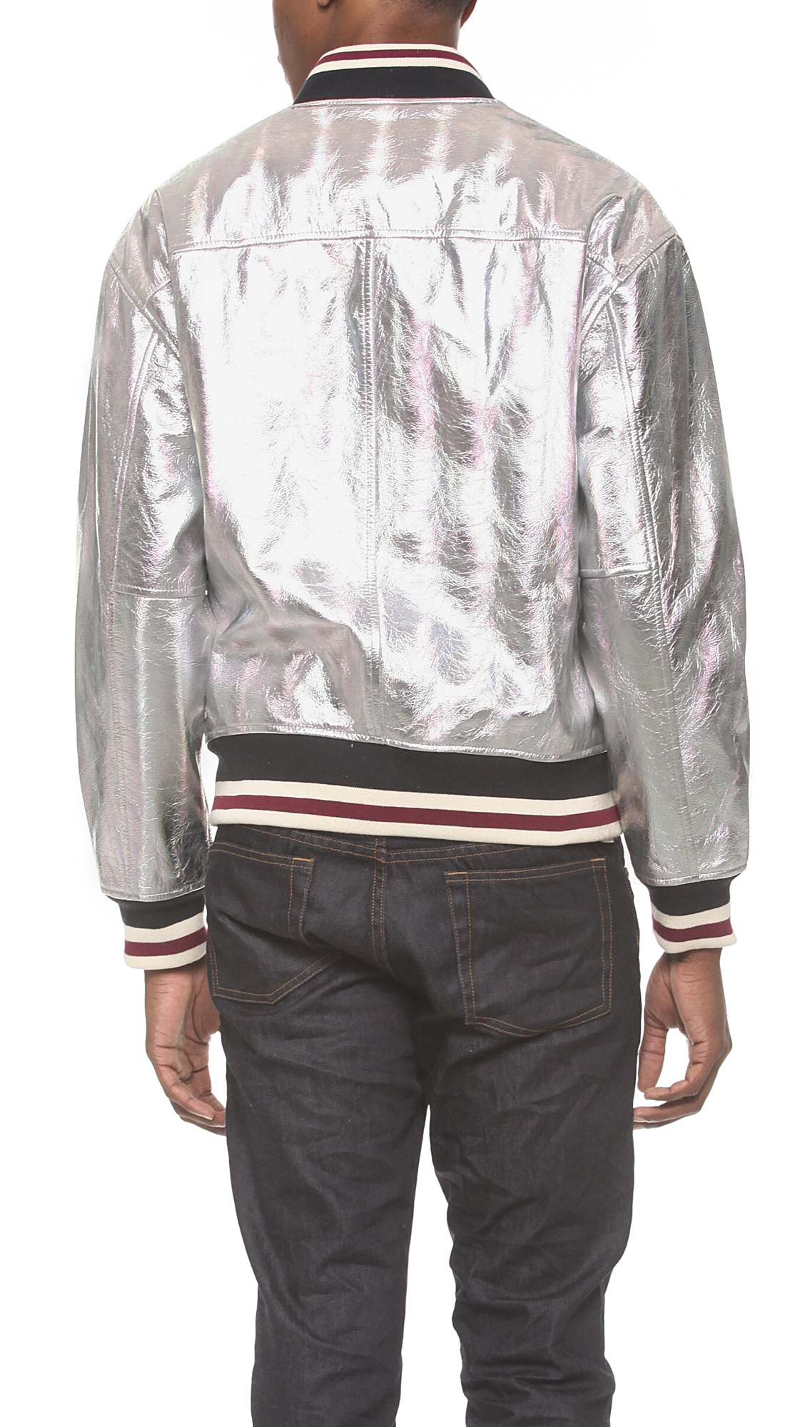 Marc by marc jacobs Metallic Jacket in Metallic for Men Lyst
