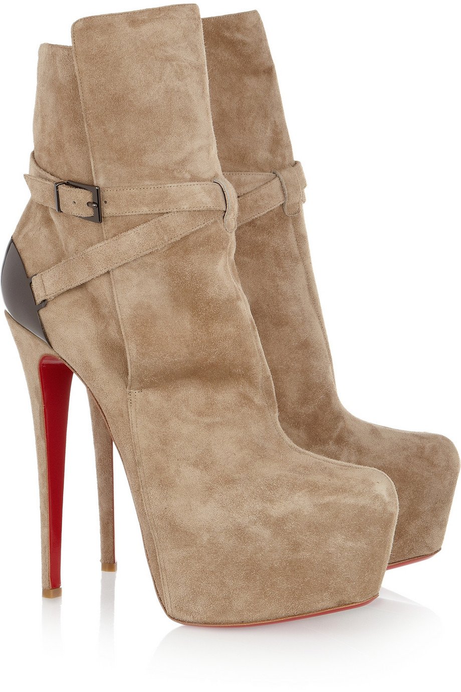 louboutin boots Beige louboutin boots Beige