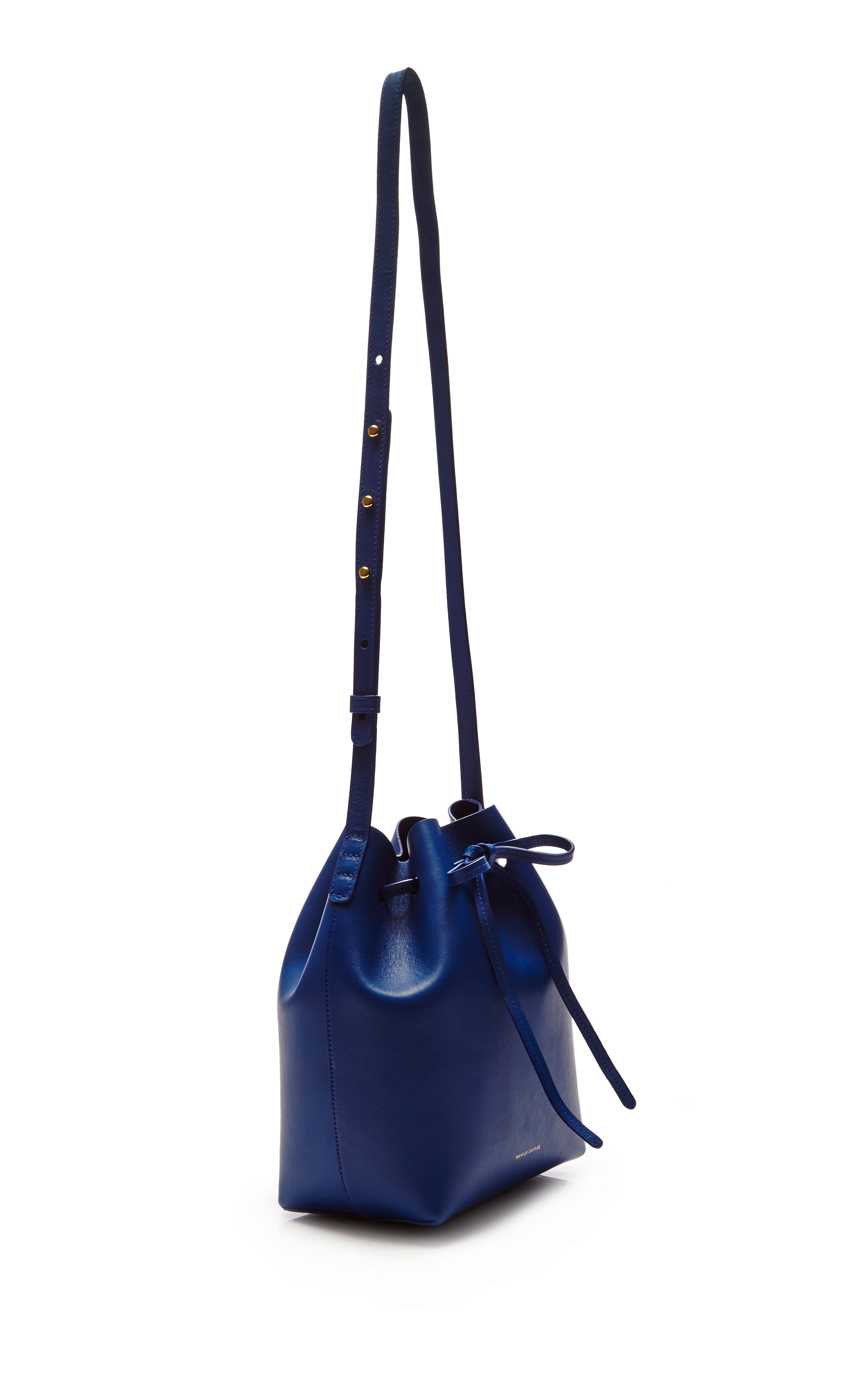 Mansur gavriel Mini Bucket Bag in Royal in Blue (Black) | Lyst