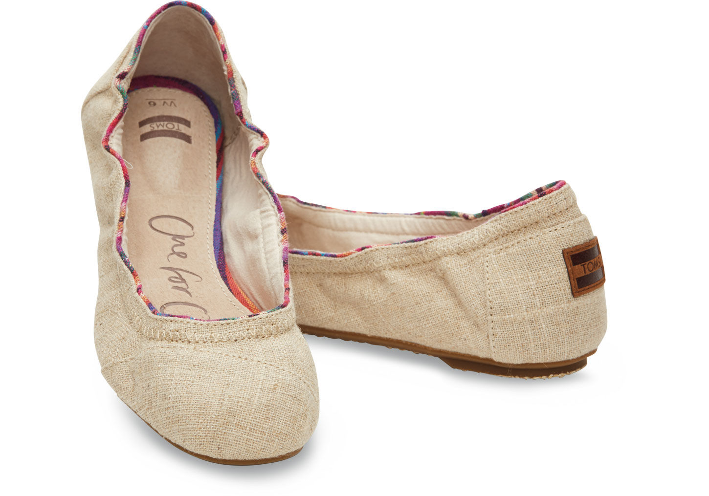 toms canvas ballet flats