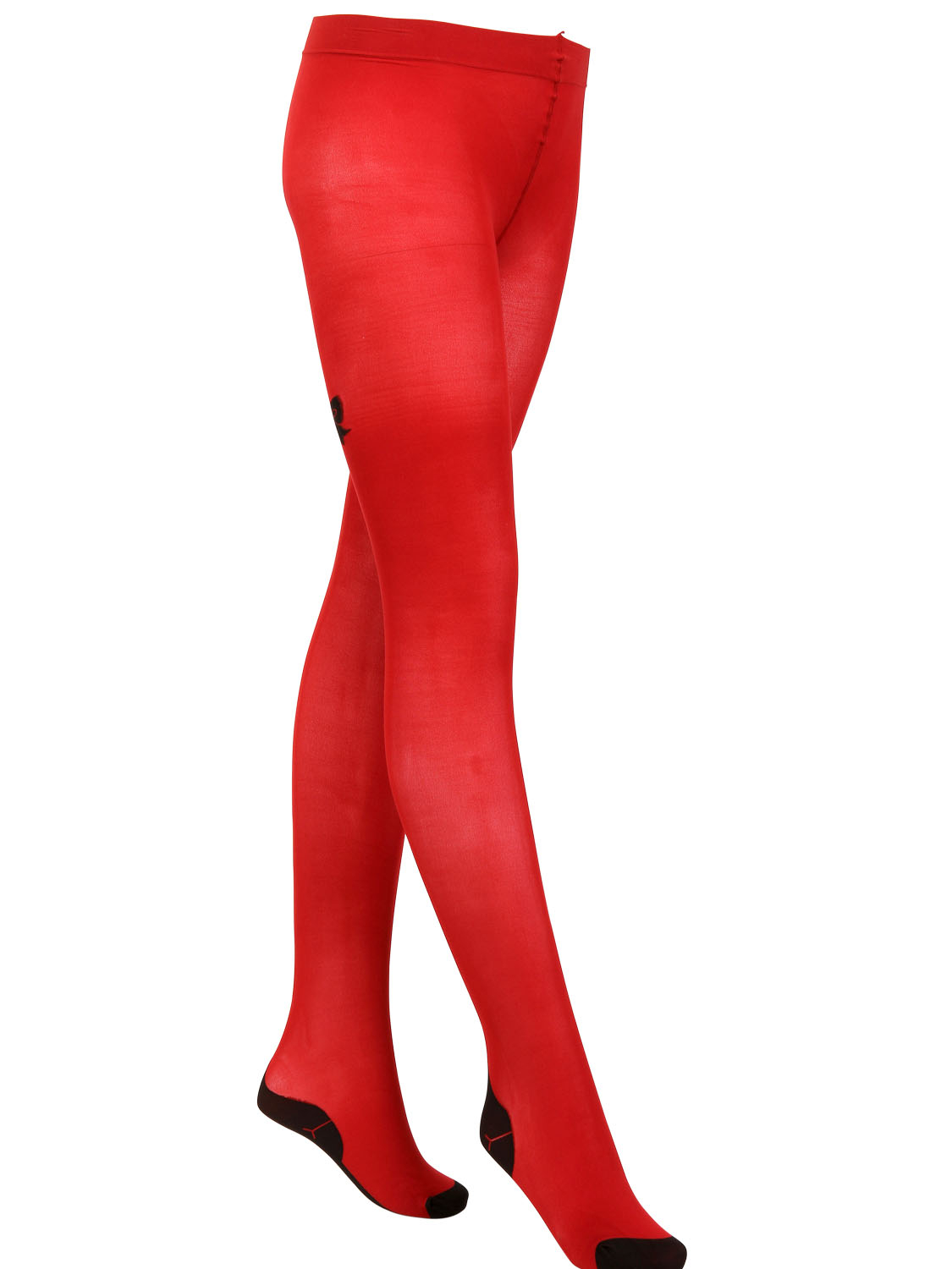 Lyst - Chantal Thomass Bow Pattern Opaque Nylon Stockings in Red