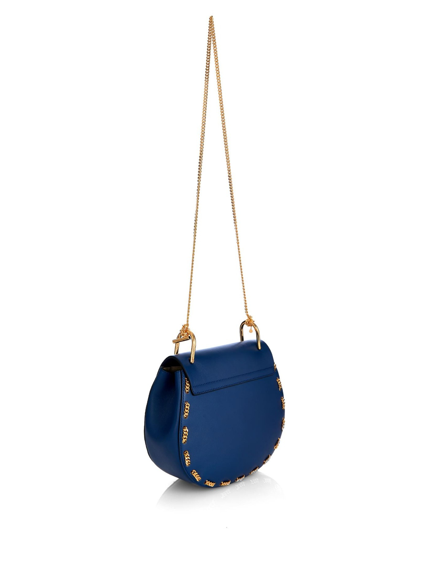 chloe knock off bags - Chlo Drew Small Threaded-Chain Shoulder Bag in Blue | Lyst