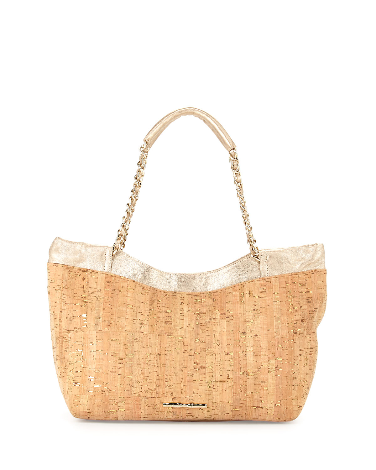 Lyst Elaine Turner Tamara Cork Shoulder Bag Gold In Metallic Gallery