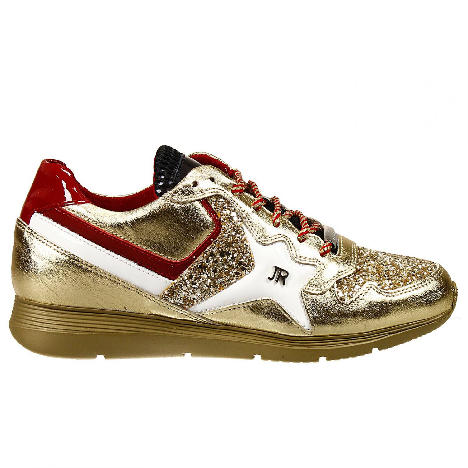 John richmond Shoes Esther Sneakers Leather Laminated E ...
