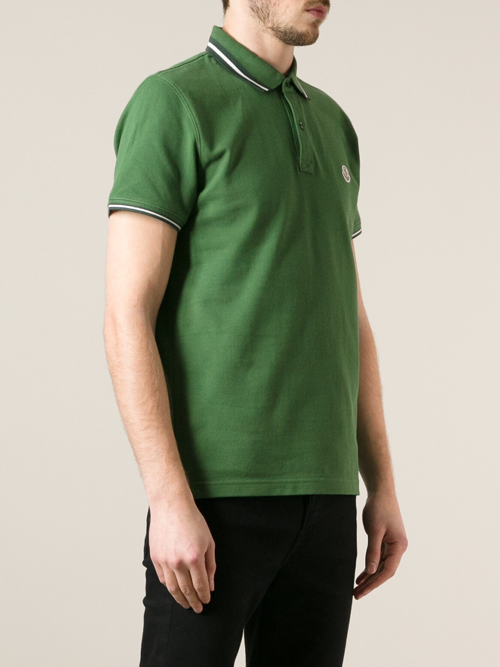 moncler polo army green moncler polo army green