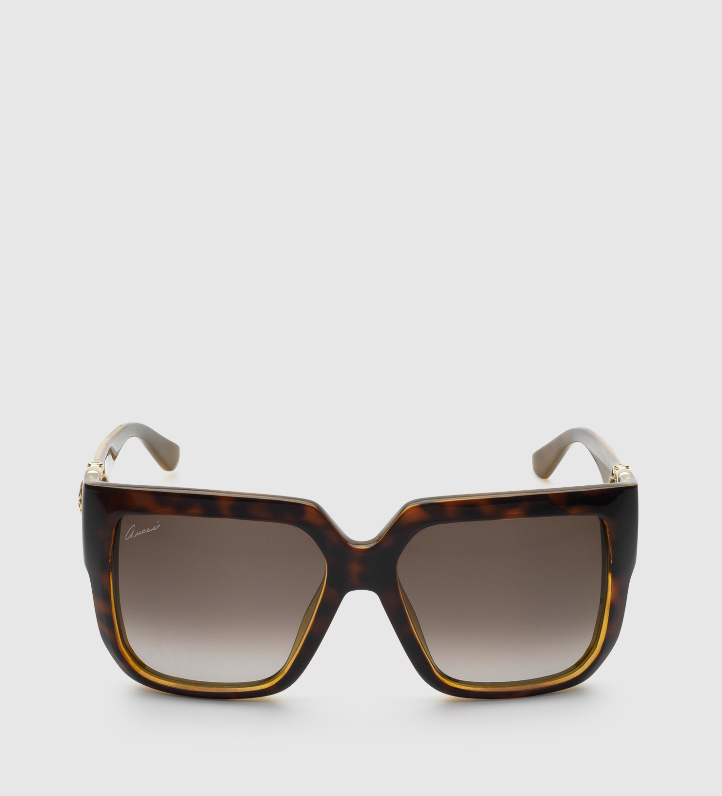 gucci eyewear oversized square frame sunglasses