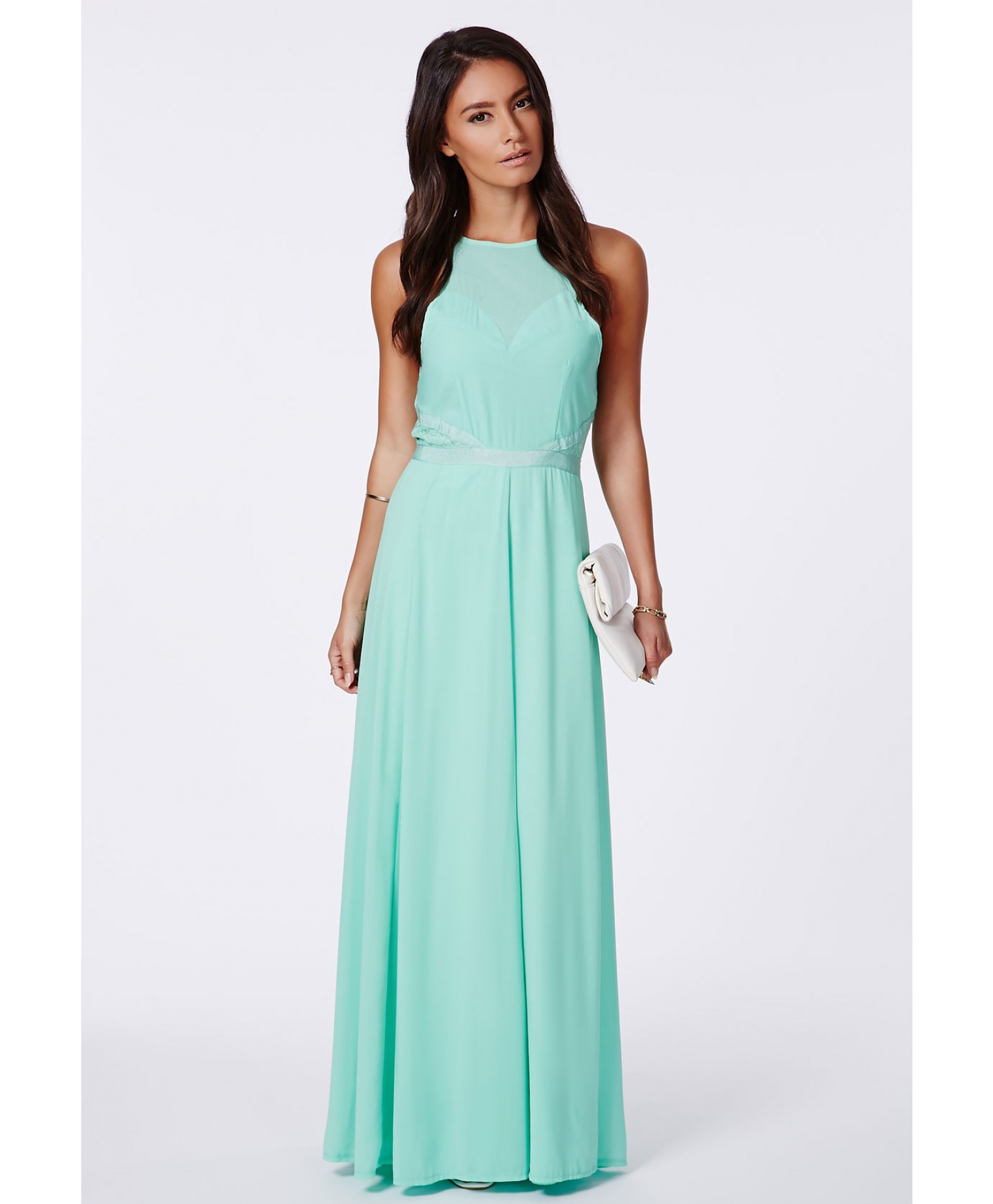 Missguided Green Kamilinka Mint Lace Backless Maxi Dress Product 1 21475114 6 449052822 Normal 