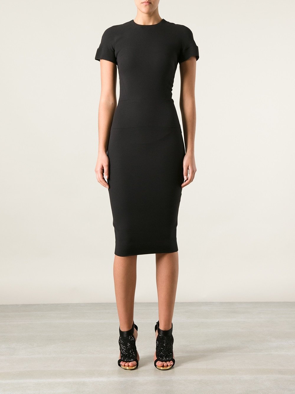 victoria beckham fitted dress